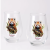 Custom Full Color Set Of 2 Stemless Wine Glass Gift Set with 11.5 oz
