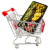 Custom Mini Shopping Cart - Blue/silver In Use