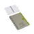 Custom Centrum Spiral Notebook With Elastic Closure - Gray/Green 