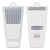 Custom Safety First Reflective Whistle - White 