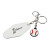 Custom Baseball Motel Keychain