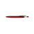 Custom Preston Ballpoint Pen With Translucent Barrel & Silver Clip Click Pen - Red