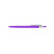 Custom Preston Ballpoint Pen With Translucent Barrel & Silver Clip Click Pen - Purple 