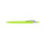 Custom Preston Ballpoint Pen With Translucent Barrel & Silver Clip Click Pen - Lime Green 