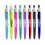 Custom Preston Ballpoint Pen With Translucent Barrel & Silver Clip Click Pen - All Colors 