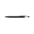 Custom Preston Ballpoint Pen With Translucent Barrel & Silver Clip Click Pen - Black 