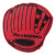 Custom 14" Baseball Glove Foam Mitt - Red Back View
