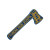 Custom 18" Single Side Axe Foam Waver - Royal blue