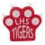 Custom Foam Mitt -10" Bobcat Paw with Claws - Front View