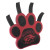 Custom Foam Mitt - 14" Four Talon Paw - Red