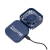Custom Whirlwind Mini Folding Rechargeable Fan with Lanyard - Navy Blue Open View 
