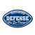 Custom 17" Football Foam Mitt - Royal blue