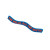 Custom 24" x 2" Wavey Foam Noodle - Columbia Blue