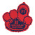 Custom Foam Mitt - 14" 1 Paw - Red