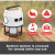 Custom Best Buddy Tools Galaxy Rechargeable Combo LED Lantern and Flashlight - Lifestyle View 