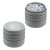Custom Collapsible Wine Cooler & Ice Bucket - Silver Open View 