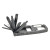Custom Best Buddy Tools 12-in-1 Carabiner Multi-Tool - Silver Open View 