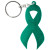 Custom Awareness Ribbon Opener Keychain - Teal