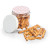 Custom 8 oz Jar of Mini Pretzel Sticks