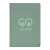 Custom Karst Stone Paper 5.5" x 8.5" Hard Cover Notebook - Green