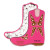 Custom Pink Cowboy Boot - Shaped Mint Tin with Imprint