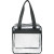 Custom Game Day Clear Zippered Safety Tote - Back View