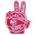 Custom 18" Basketball Victory Hand Mitt - Red