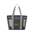 Custom Playa Recycled Nylon Mesh Beach Tote - AWARE - Black 