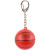 Custom Basketball SPF 15 Lip Balm Keychain - Front view