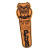 Custom 15" Bulldog Foam Powerstick - Bright gold