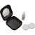 Custom Recycled Contact Lens Travel Kit - Black open view
