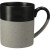 Custom Otis Ceramic Mug 15 oz - Gray back view