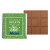 Custom Golf Theme Etched Chocolate Bar - Milk Chocolate
