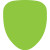 Custom Stock Shape Hand Fan - Palm leaf