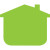 Custom Stock Shape Hand Fan - House