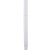 Custom Ambassador Square Ballpoint Pen - White side view