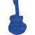 Custom Plantable Pin - Royal blue Guitar