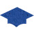 Custom Plantable Pin - Royal blue Graduation hat