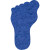 Custom Plantable Pin - Royal blue Footprint