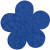 Custom Plantable Pin - Royal blue Flower 