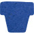Custom Plantable Pin - Royal blue Flower pot