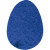 Custom Plantable Pin - Royal blue Egg