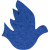 Custom Plantable Pin - Royal blue Dove