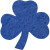 Custom Plantable Pin - Royal blue Clover