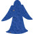 Custom Plantable Pin - Royal blue Angle