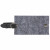 Custom THE GOODS Recycled Felt Luggage Tag - Back view