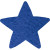 Custom Plantable Pin - Royal blue Star 