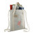 Custom Repose 5 oz. Recycled Cotton Drawstring Bag - In Use