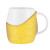 Custom 14 oz Rotunda with Glitter Band Mug - Yellow