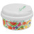 Custom 12 oz Snap-A-Snack - Clear with white